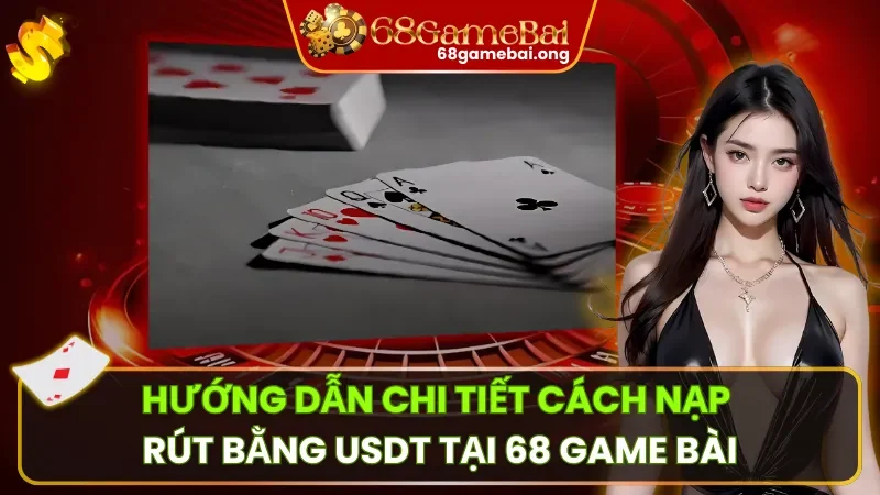 Hướng Dẫn Chi Tiết Nạp – Rút Bằng USDT 68 Game Bài
